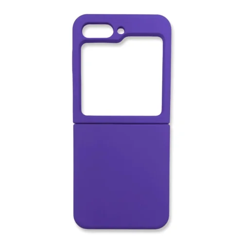 Z15 Silicone case за Samsung Z Flip 5 от 2 части – Тъмно Лилав
