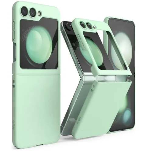Z15 Silicone case за Samsung Z Flip 5 от 2 части – Зелен