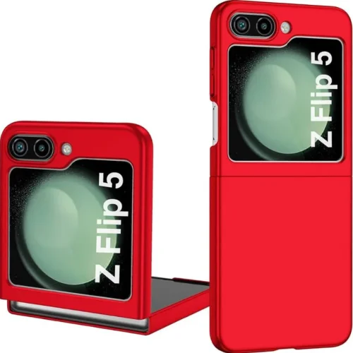 Z15 Silicone case за Samsung Z Flip 6 от 2 части – Червен