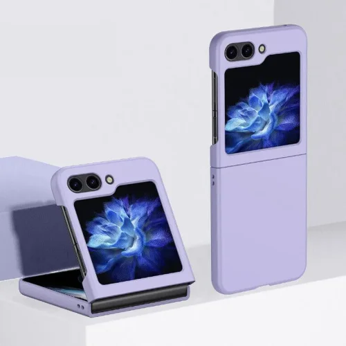 Z15 Silicone case за Samsung Z Flip 6 от 2 части – Светло Лилав