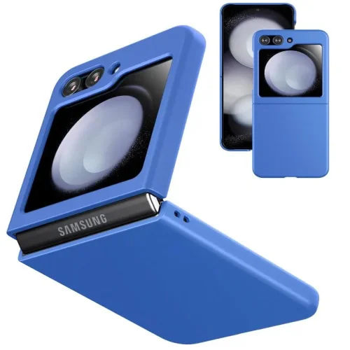 Z15 Silicone case за Samsung Z Flip 6 от 2 части – Светло Син