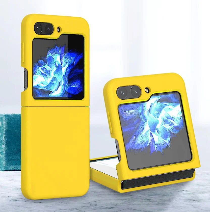 Z15 Silicone case за Samsung Z Flip 6 от 2 части – Жълт