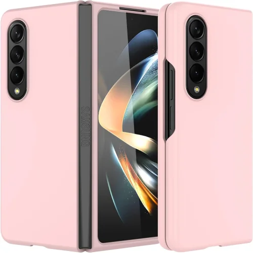 Z15 Silicone case за Samsung Z Fold 4 от 2 части – Бебешко Розово