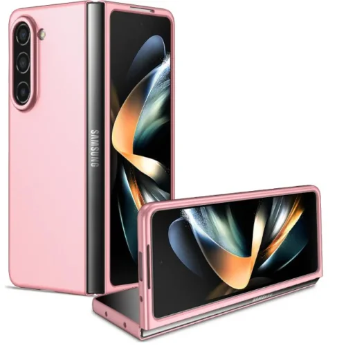 Z15 Silicone case за Samsung Z Fold 6 от 2 части – Бебешко Розово