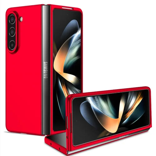Z15 Silicone case за Samsung Z Fold 6 от 2 части – Червен