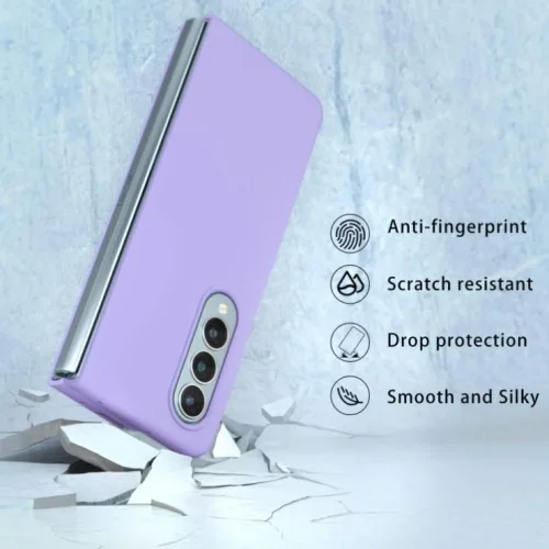 Z15 Silicone case за Samsung Z Fold 6 от 2 части – Лилав