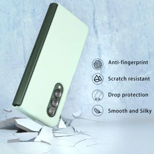 Z15 Silicone case за Samsung Z Fold 6 от 2 части – Светло Син