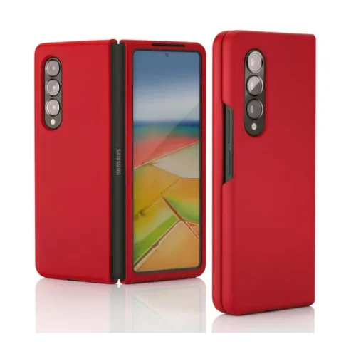 Z15 Silicone case за Samsung Z Fold 7 от 2 части – Червен