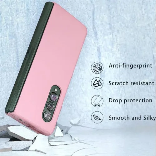 Z15 Silicone case за Samsung Z Fold 7 от 2 части – Розов
