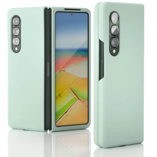 Z15 Silicone case за Samsung Z Fold 7 от 2 части – Светло Син