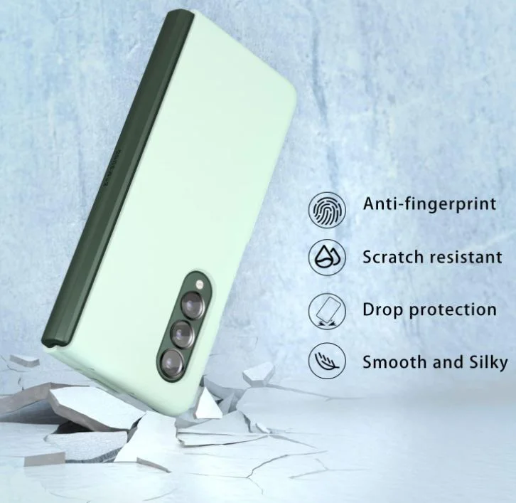 Z15 Silicone case за Samsung Z Fold 7 от 2 части – Светло Син