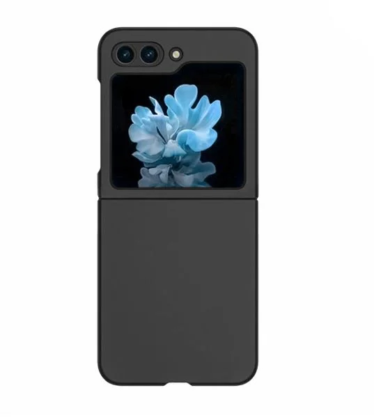 Z16 PVC case за Samsung Z Flip 6 от 2 части – Черен