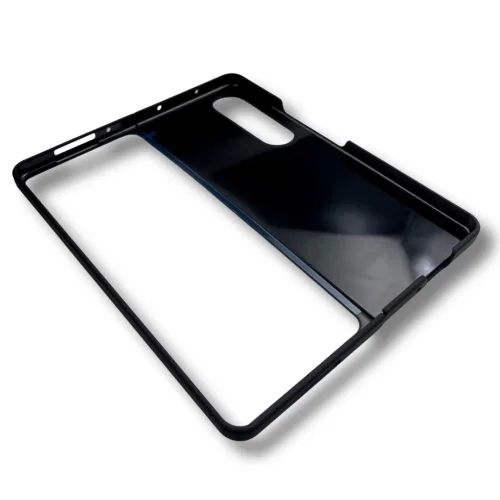 Z16 PVC case за Samsung Z Flip 6 от 2 части – Черен