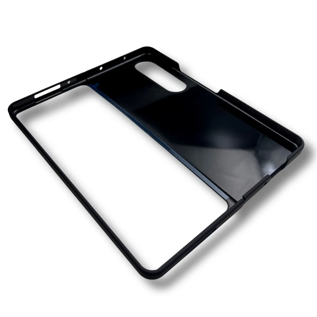 Z16 PVC case за Samsung Z Flip 6 от 2 части – Черен