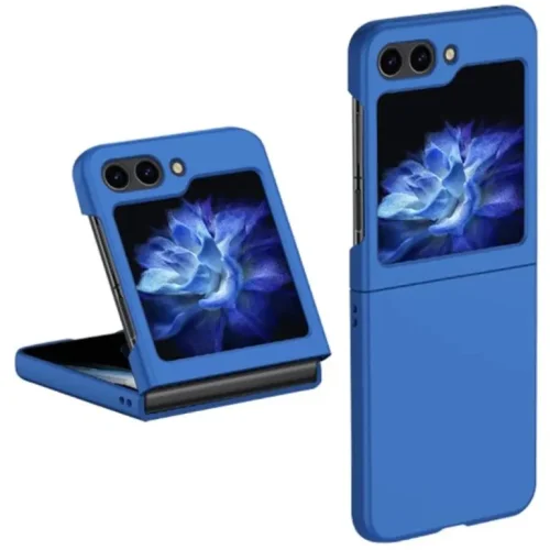 Z16 PVC case за Samsung Z Flip 6 от 2 части – Тъмно Син