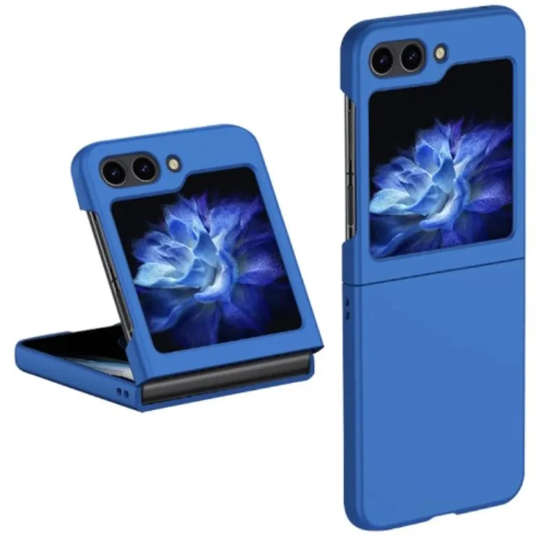 Z16 PVC case за Samsung Z Flip 6 от 2 части – Тъмно Син