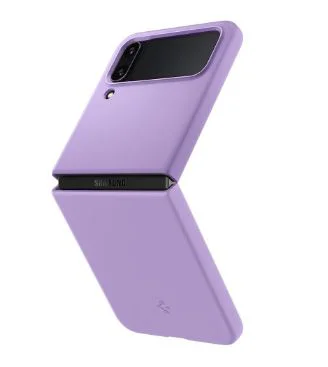 Z16 PVC case за Samsung Z Flip 7 от 2 части – Лилав