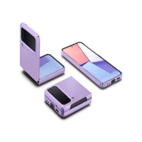 Z16 PVC case за Samsung Z Flip 7 от 2 части – Лилав