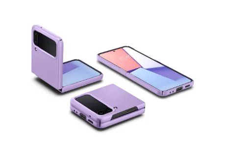 Z16 PVC case за Samsung Z Flip 7 от 2 части – Лилав