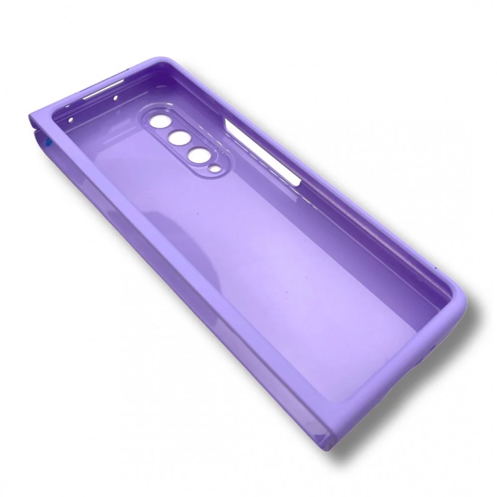 Z16 PVC case за Samsung Z Fold 6 от 2 части – Лилав