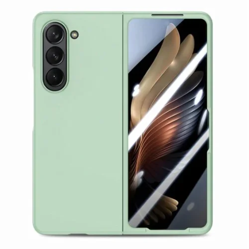 Z16 PVC case за Samsung Z Fold 6 от 2 части – Светло зелен