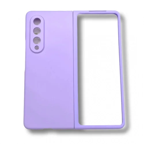 Z16 PVC case за Samsung Z Fold 7 от 2 части – Лилав