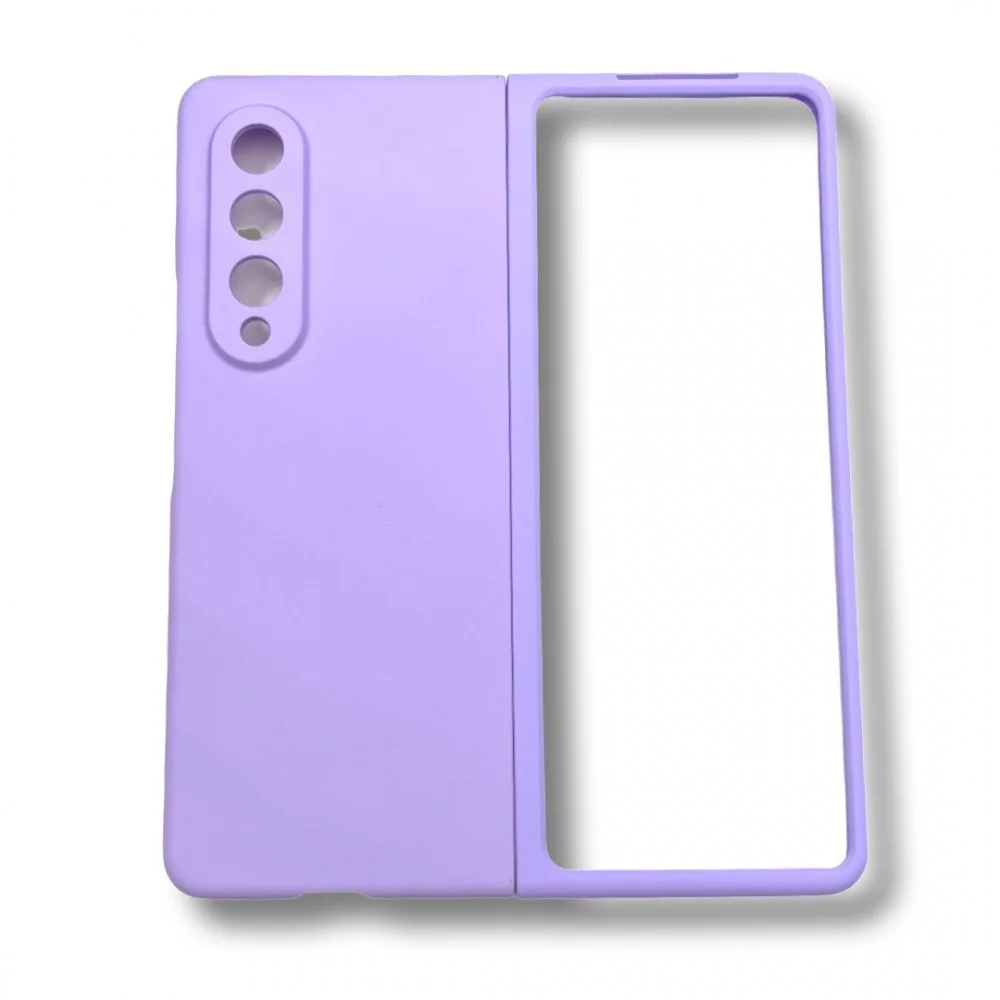 Z16 PVC case за Samsung Z Fold 7 от 2 части – Лилав