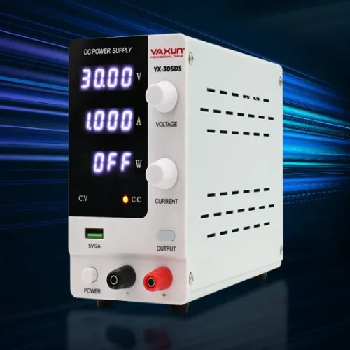Захранване YAXUN YX-305DS (30V, 5A, режим на стабилизиране на тока)