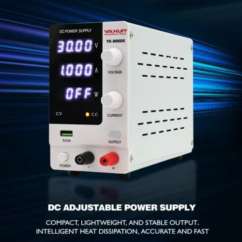 Захранване YAXUN YX-305DS (30V, 5A, режим на стабилизиране на тока)