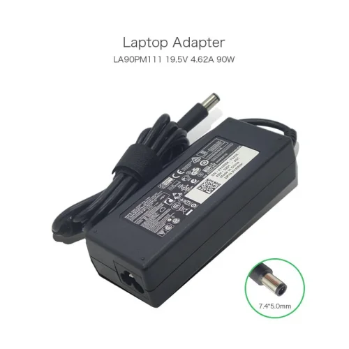 Зарядно за лаптоп Dell 19.5V 4.62A 7.4*5.0mm 90 вата