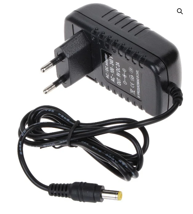 Зарядно захранване за устройства 220V-12V 1A букса 5.5*2.5