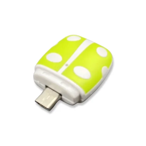 Жълт четец за карти от Микро USB към Micro SD лил. кут. – KS-S70