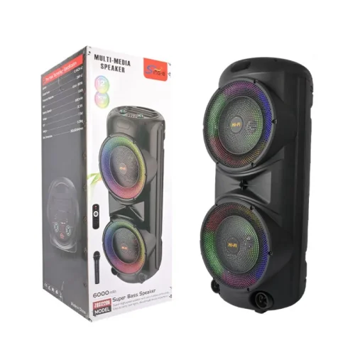 ZQS10206 / 10209 Подвижна Двойна Караоке 2×12“ Sing-e 50W тонколона + безжичен микрофон