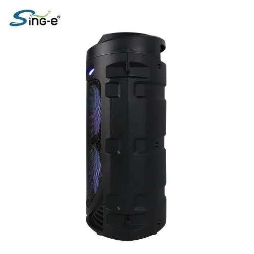 ZQS4239 Подвижна Караоке 2×4“ Sing-e 15W тонколона + 1 Жичен Микрофон