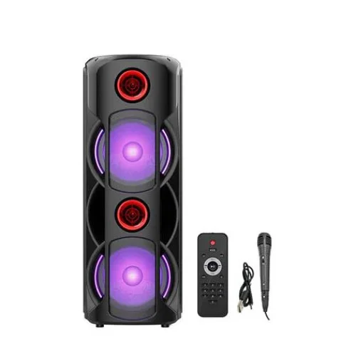 ZQS8225 Портативна Двойна Караоке 8“ Sing-e 30W тонколона + жичен микрофон