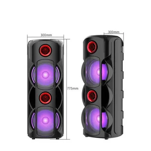 ZQS8225 Портативна Двойна Караоке 8“ Sing-e 30W тонколона + жичен микрофон