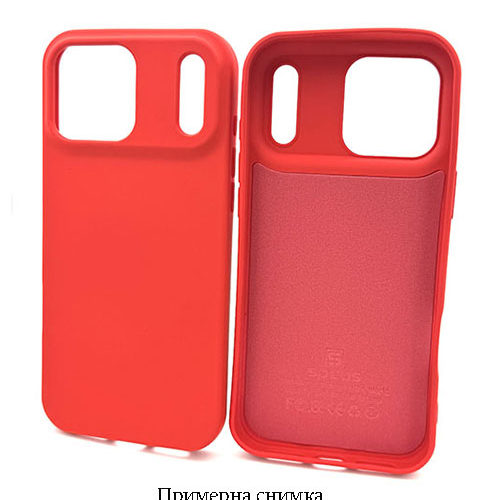 My Choice SPEUS No.2 Силиконов кейс Realme P4 Lite – Червен