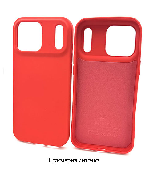 My Choice SPEUS No.2 Силиконов кейс Realme P4 Lite – Червен