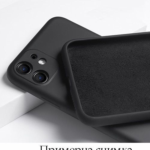 My Choice Изчистен силиконов кейс Realme 8 5G (2021) – Черен