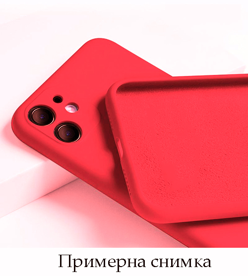 My Choice Изчистен силиконов кейс Realme 9 Pro (2022) – Виненочервен
