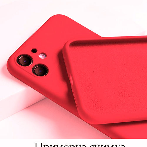 My Choice Изчистен силиконов кейс Realme C35 (2022) – Виненочервен