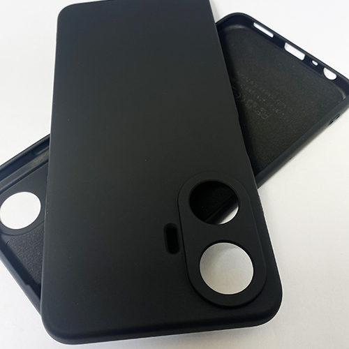 My Choice Изчистен силиконов кейс Realme C55 (2023) – Черен