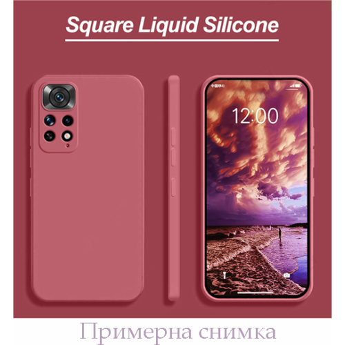 SL Силиконов Кейс Realme C21 (2021) – Виненочервен
