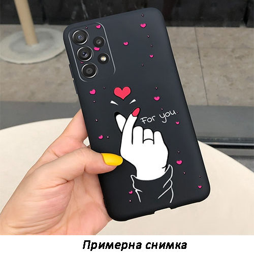 Tpu Кейс със снимка Nokia C21 Plus (2022) – For You/Черен