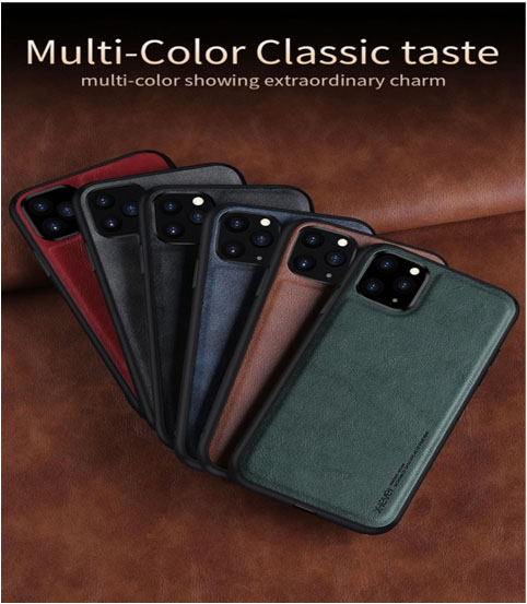 X-Level Leather Case Nokia C21 – Червен