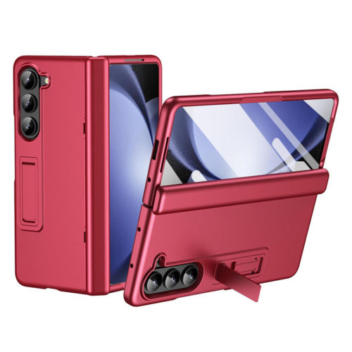 Калъф със защита на пантите за Samsung Galaxy Z Fold 8 червен