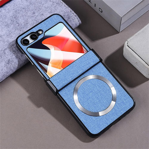 Магнитен калъф за Samsung Galaxy Z Flip 8 син