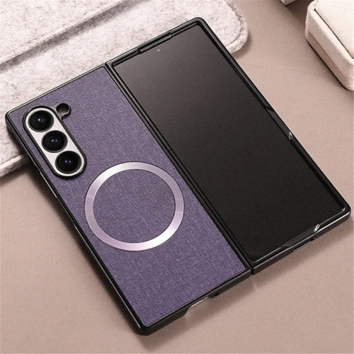 Магнитен калъф за Samsung Galaxy Z Fold 8 лилав