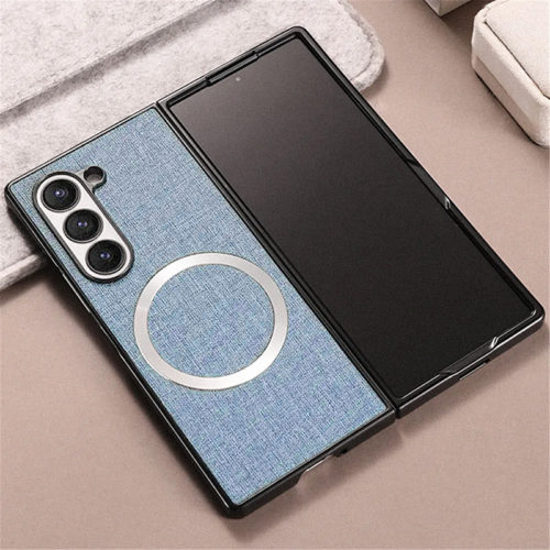 Магнитен калъф за Samsung Galaxy Z Fold 8 син