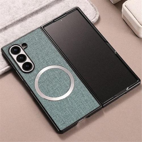 Магнитен калъф за Samsung Galaxy Z Fold 8 зелен